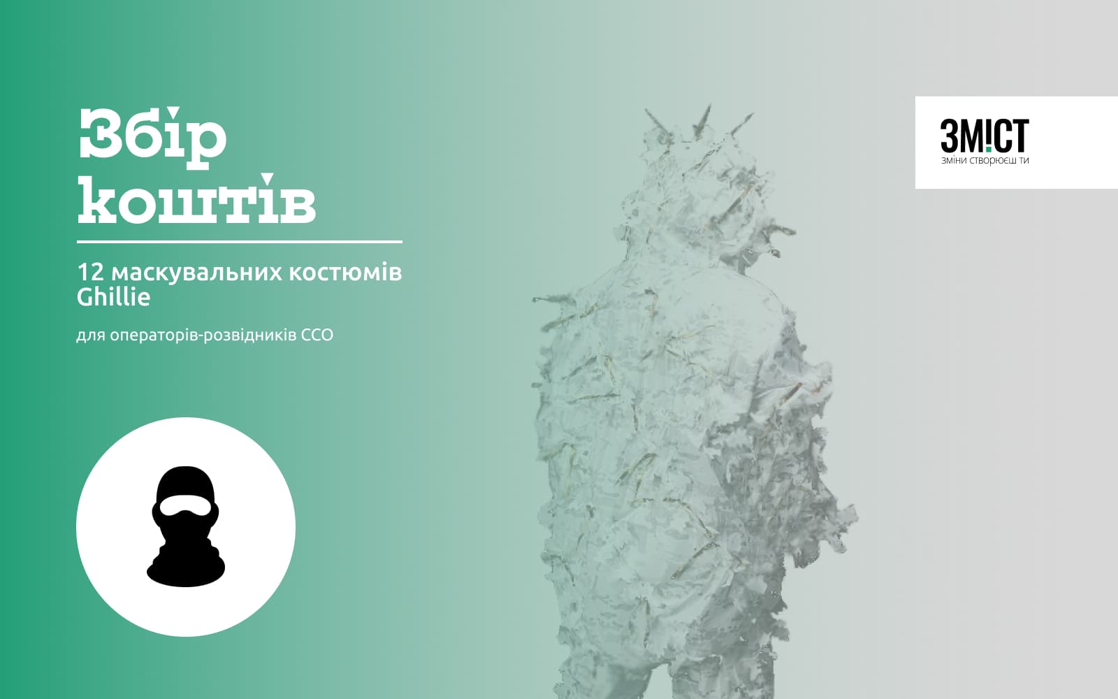 12 маскувальних костюмів Ghillie