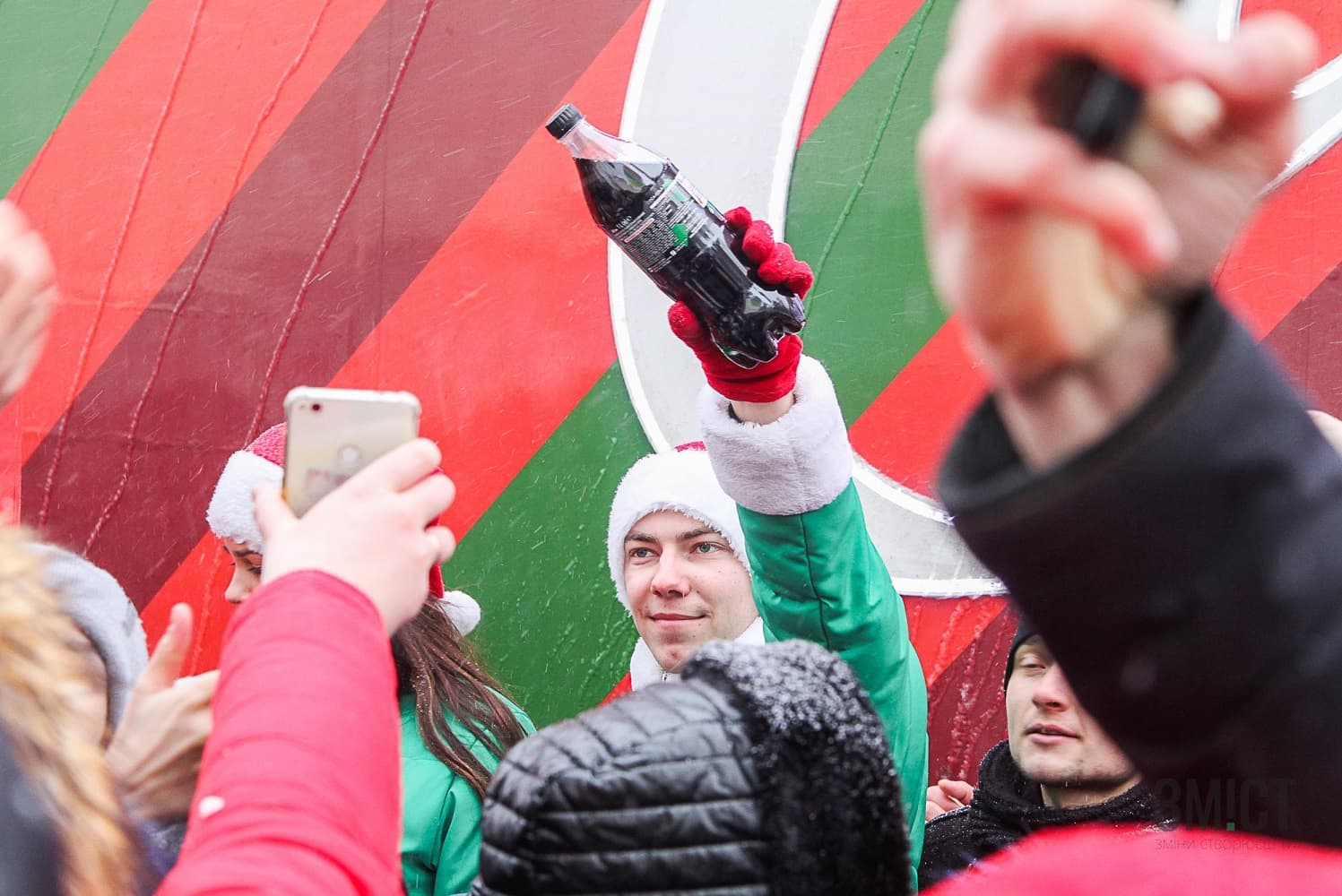 До Полтави приїхала вантажівка Coca-Cola (ФОТОРЕПОРТАЖ)
