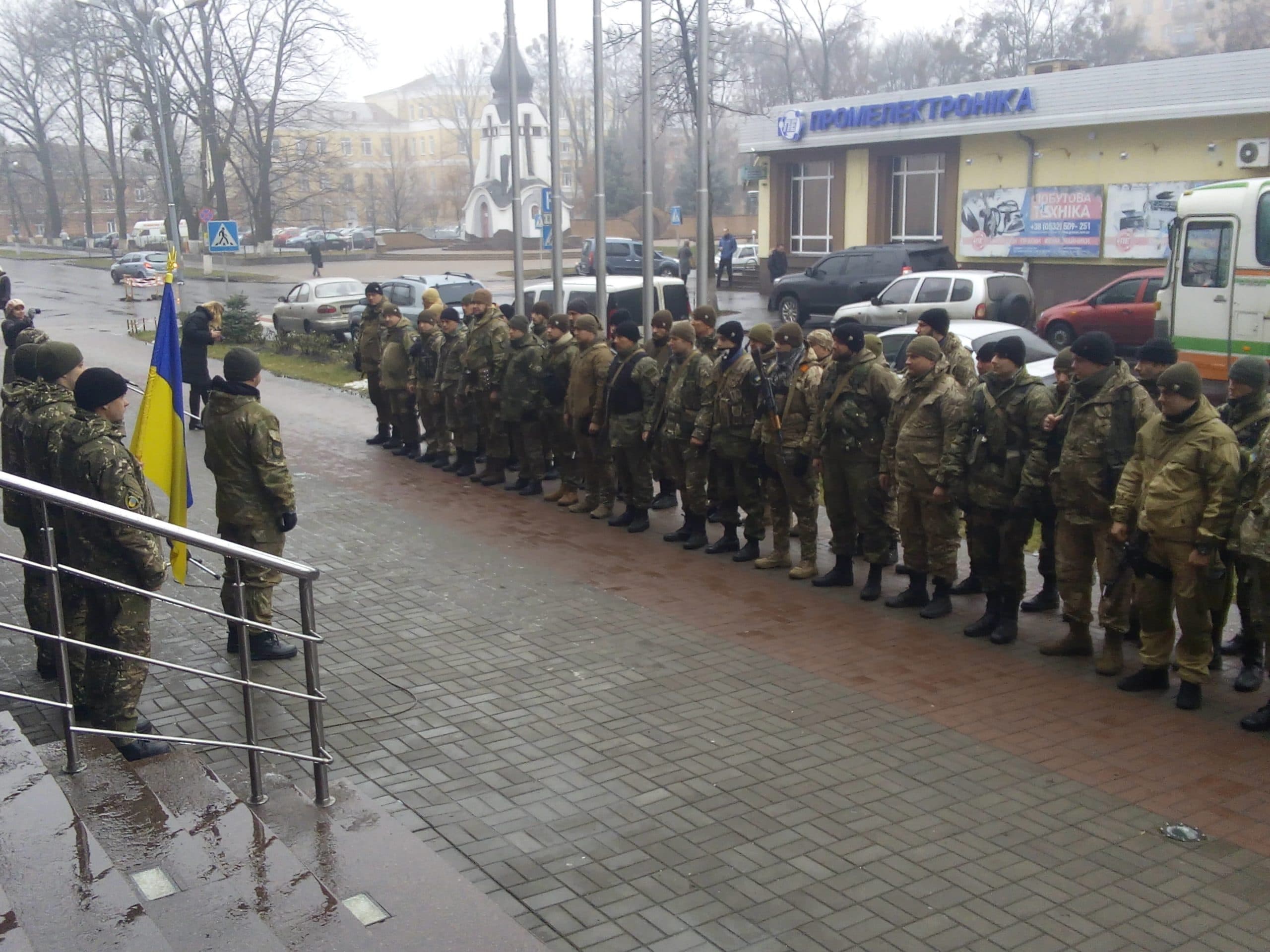 Бійці батальйону «Полтава» повернулись зі Сходу додому