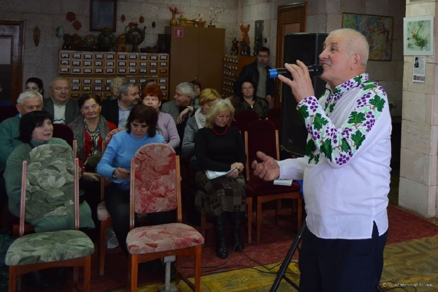 Полтавців запрошують на творчий вечір Анатолія Одаренка