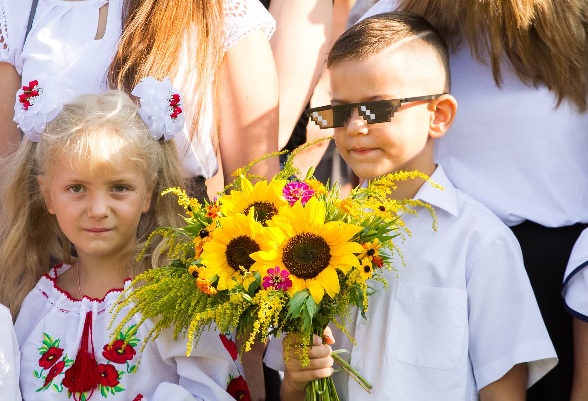 Як у полтавській школі відсвяткували День знань (ФОТОРЕПОРТАЖ)