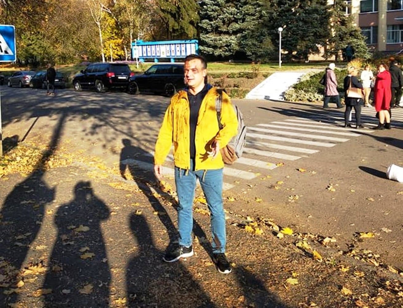 На Полтавщині екс-журналіста Дмитра Гнапа облили нечистотами