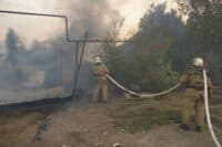 33 рятувальники з Полтавщини вирушили на Луганщину ліквідовувати пожежі