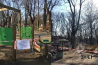У парку «Перемога» щотижня дезінфікуватимуть дитячий та спортивний майданчики