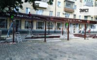 У Полтаві власник New York Street Pizza демонтує «літку»