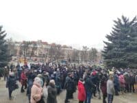 Поблизу Полтавської ОДА мітингують проти підвищення тарифів (ОНОВЛЮЄТЬСЯ)