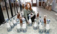 У музеї на Полтавщині виготовили глиняні шахи (ФОТО)