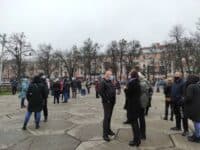 «Цей карантин може бути нескінченним». Малий бізнес на мітингу у центрі Полтави