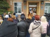 У місті на Полтавщині підприємці вдруге протестували проти локдауну