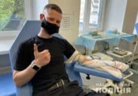 Поліцейські з Полтавщини здавали кров