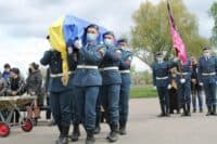 На Полтавщині прощалися з військовим, який загинув від кулі снайпера