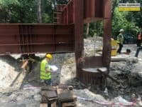 На Полтавщині випробовували конструкції мосту через Дніпро