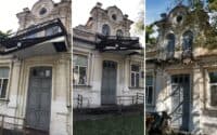 Балкон, який демонтували у центрі Полтави, відновлюватимуть