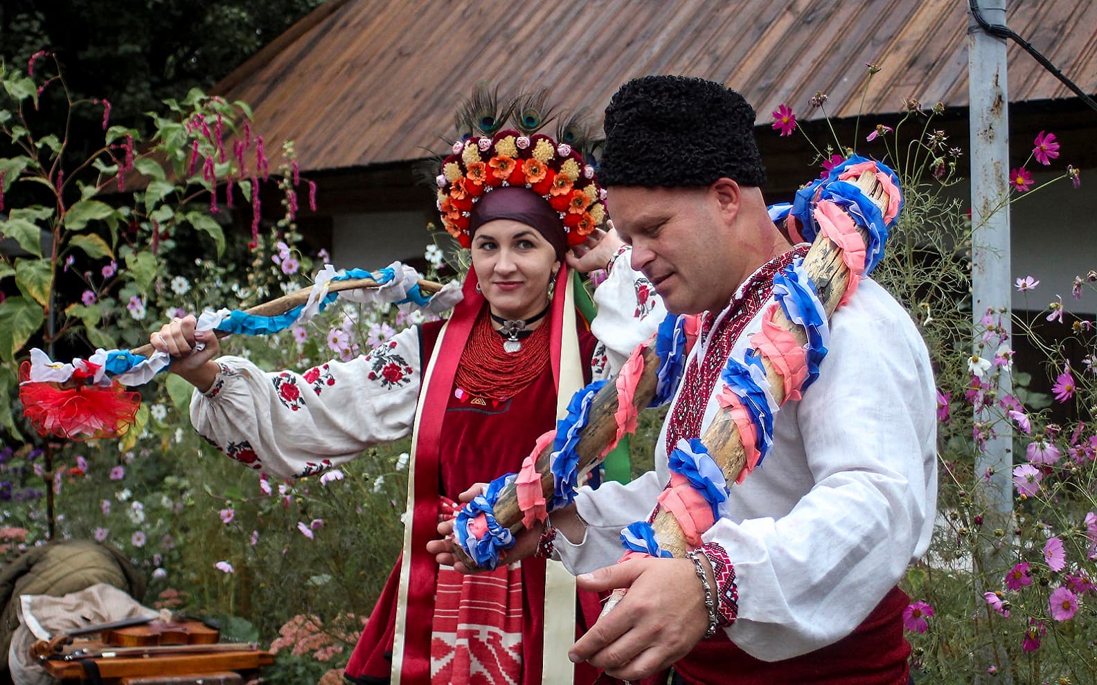 Наливали й частували. Як Галушка і Сметана у Полтаві одружувалися (ФОТОРЕПОРТАЖ)