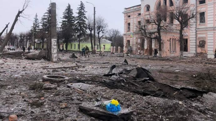 Наслідки обстрілів Охтирки