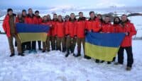 Полярники з Полтавщини записали з колегами в Антарктиді звернення до українців