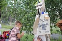 Двіж у Полтаві. Розпочався дводенний ярмарок на підтримку військових (ФОТО)
