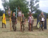 Полеглого на війні добровольця на Полтавщині зустріли «живим» коридором (ФОТО)