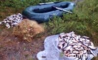 На Полтавщині викрили двох чоловіків, які незаконно наловили риби на понад пів мільйона гривень