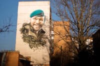 Фоторепортаж з відкриття муралу Герою України Сергію Волинському в Полтаві