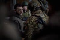 Володимир Зеленський зустрівся з українськими воїнами у Бахмуті