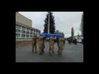 На Полтавщині зустріли сержанта Констянтина Днищуна, який повернувся з фронту на щиті