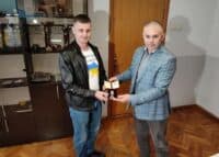 На Полтавщині вручили орден «За мужність» воїну Євгенію Заікіну, який боронить Україну з першого дня великої війни