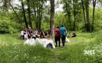 Понад сотня полтавців прийшла прибрати Прирічковий парк (ФОТО)
