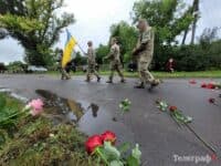 Зниклого безвісти офіцера з Полтавщини поховали через рік після загибелі
