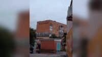 На стіні багатоповерхівки на Полтавщині зафарбували напис «70 лет Октябрю»