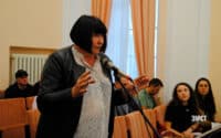 Перевізниця Галина Залізняк скаржиться на корупцію у громадському транспорті Полтави: текст виступу