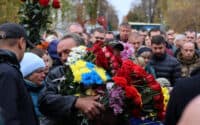 Артема Артеменка, Олега Карпова та Юрія Бабанського в Полтаві провели у вічність (ФОТОРЕПОРТАЖ)