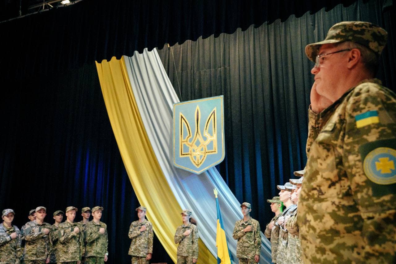 Присяга ліцеїстів Полтавського ліцею з посиленою військово-фізичною підготовкою імені Віталія Грицаєнка