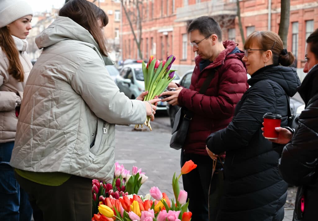 Тюльпани в Полтаві