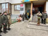 На Полтавщині відкрили меморіальну дошку на честь полеглого воїна Сергія Мельничука