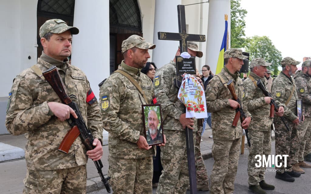 Прощання з воїнами 14 травня 2024 року, Полтава. Едуард Сальний