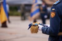 Президент вручив бойовий прапор воїнам ракетного полку з Полтави