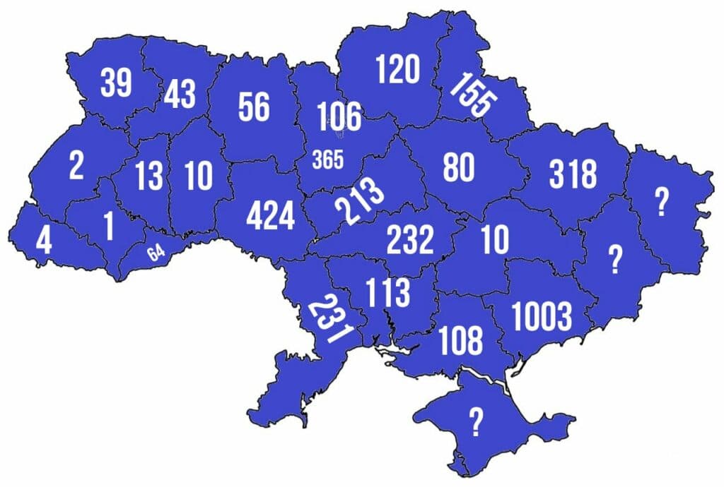 Мапа перейменувань опублікована у соцмережах «Деколонізація.Україна». 