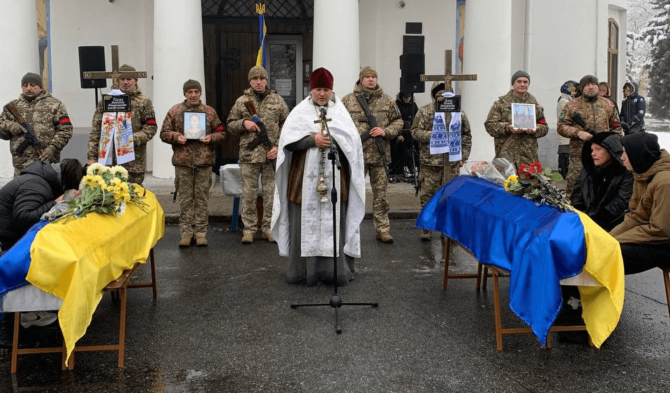 Прощання з воїнами у Полтаву