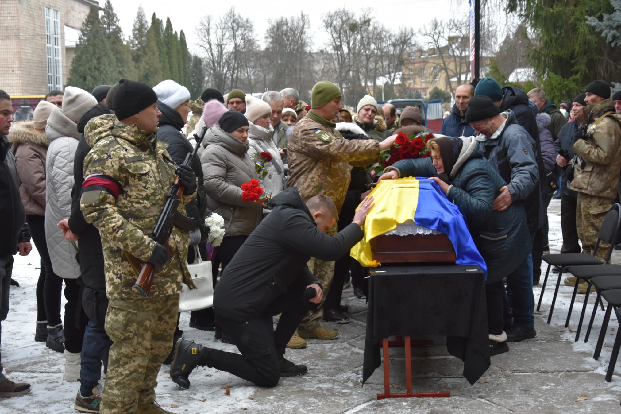 Полтавщина прощалася із полеглим поблизу Торецька воїном