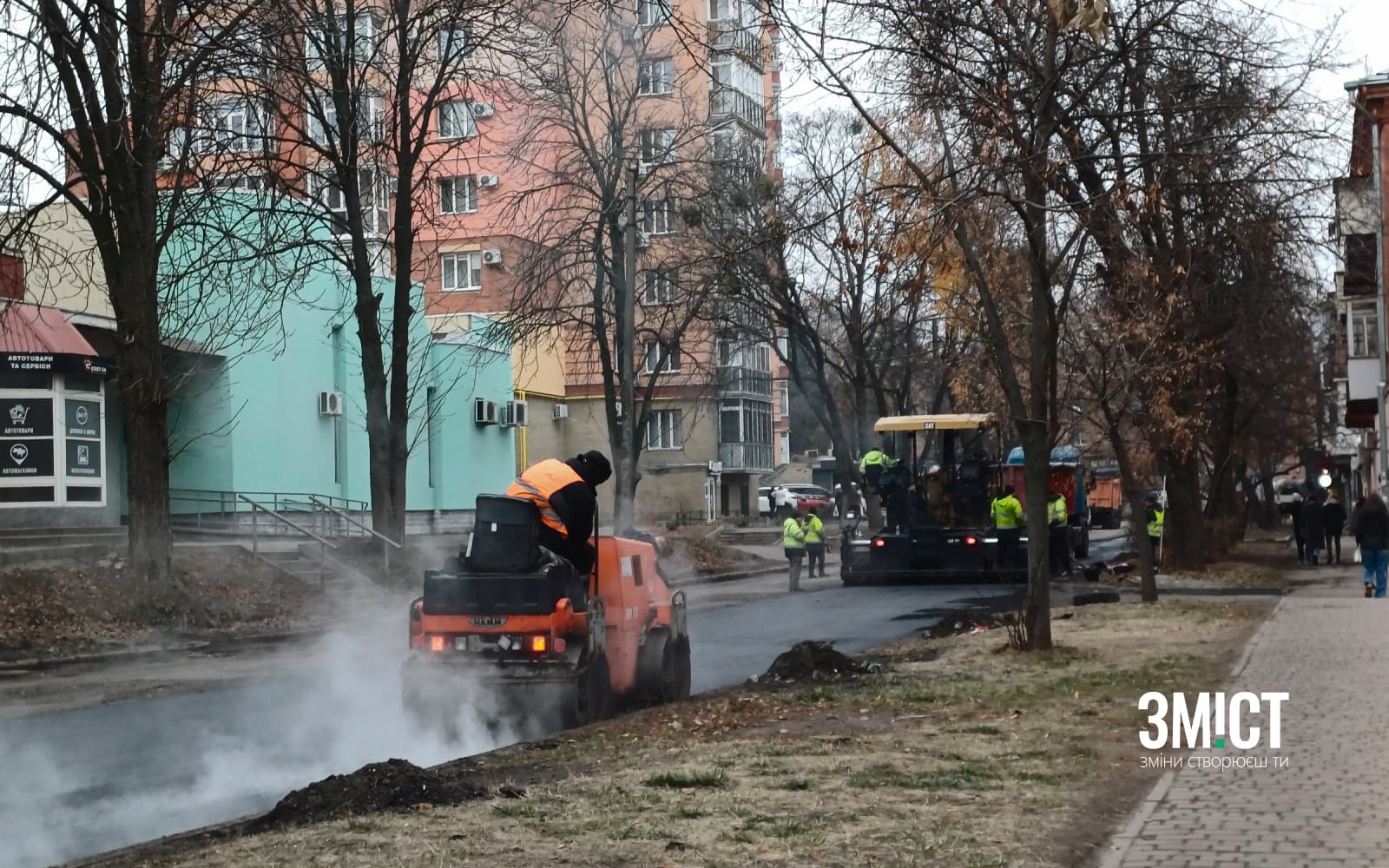 У Полтаві ремонтують дороги