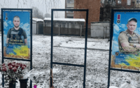 Під Полтавою зрізали плакат воїна з Алеї героїв: поліція шукає свідків