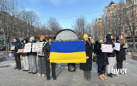 Шана, сила та повага. Полтавці вийшли на акцію пам’яті загиблих через війну