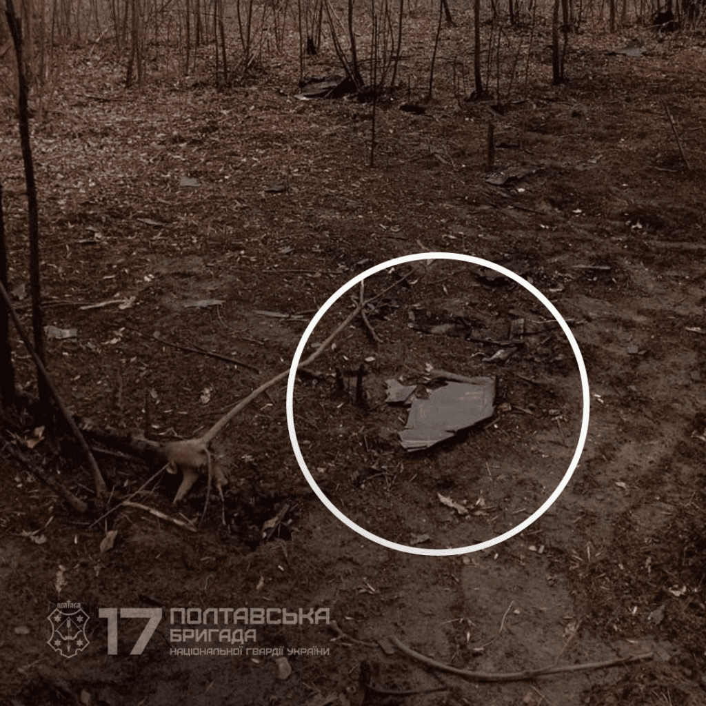 Знищені дрони на Полтавщині. 