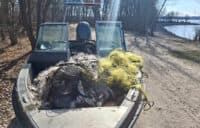 На Кременчуцькому водосховищі знайшли пів кілометра браконьєрських сіток