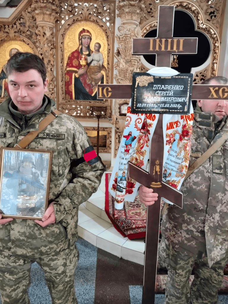 Полеглий сержант Сергій Опаренко