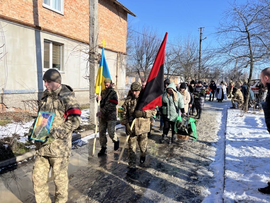 Прощання з героєм у Миргороді Фото – Миргородської громади Віталій Мацак