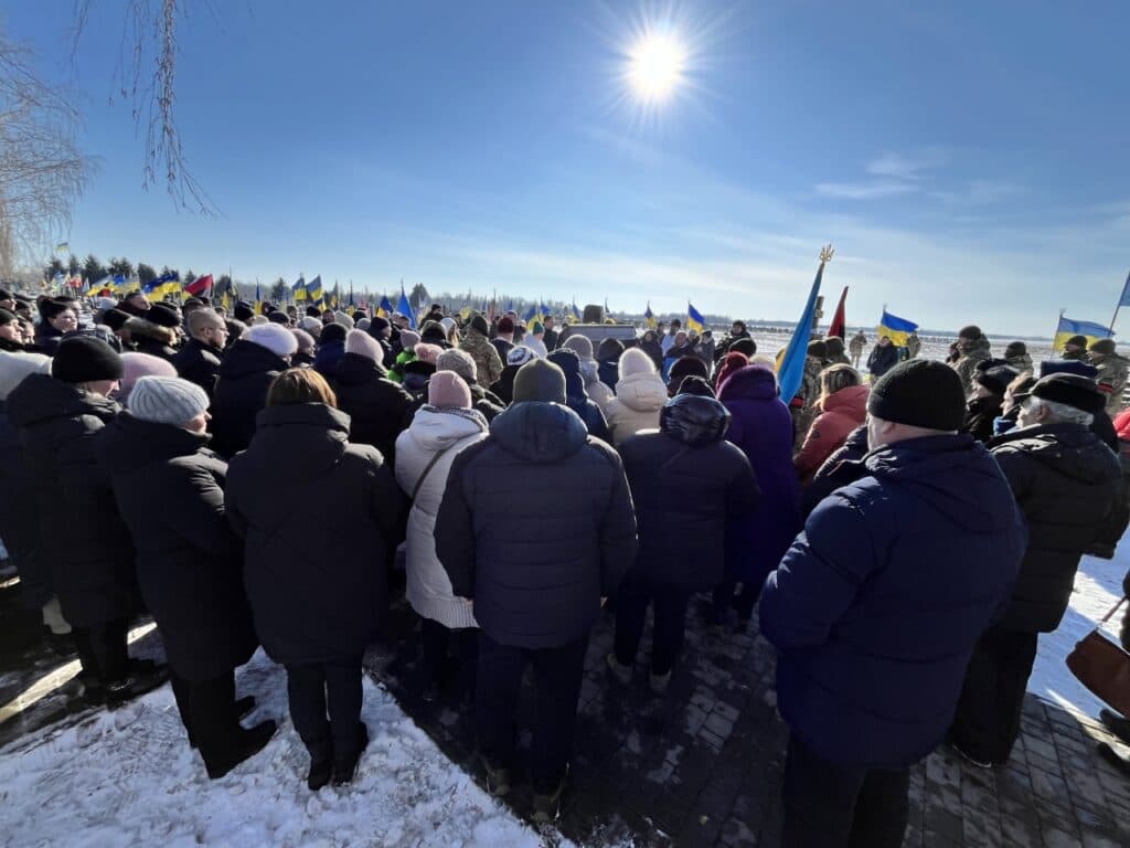 Прощання з героєм у Миргороді Фото – Миргородської громади Віталій Мацак