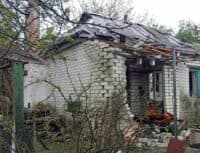 Унаслідок падіння уламків дронів у Полтавському районі пошкоджений будинок