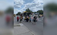 Протест у центрі Полтави: мітингувальники перекрили дорогу (ФОТО)